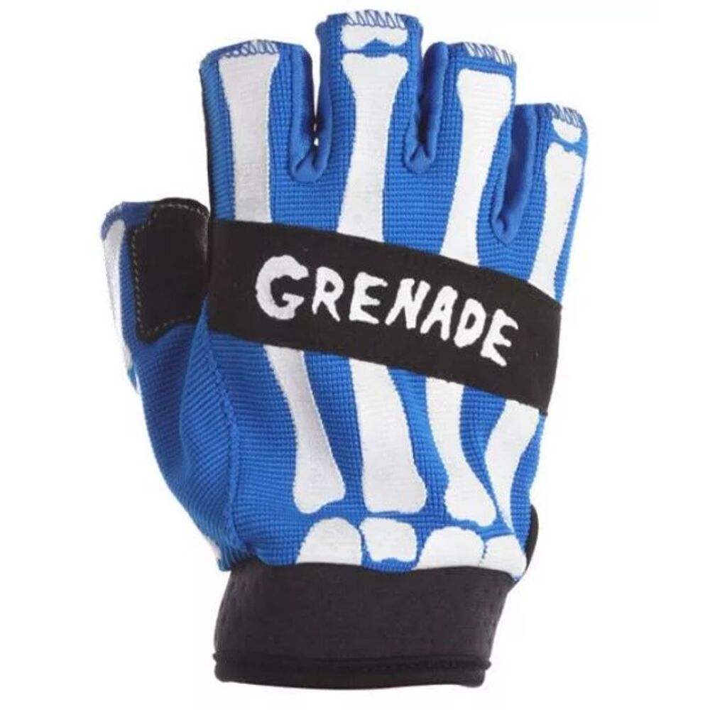 Grenade Men's Bender Fingerless Bike Gloves Blue - Small